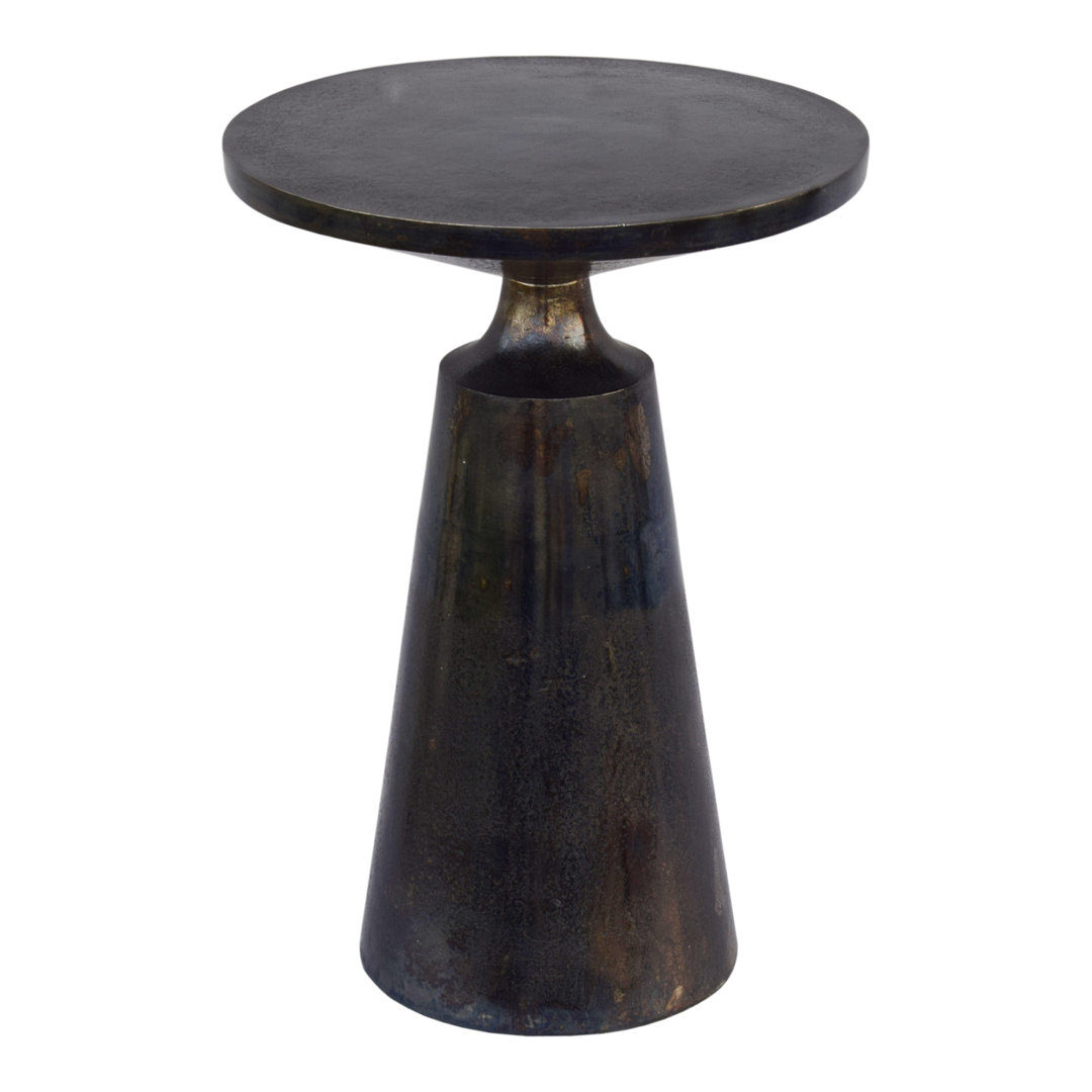 Antoni Aluminum Pedestal End Table